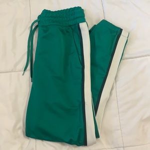 PACSUN EMERALD GREEN JOGGERS